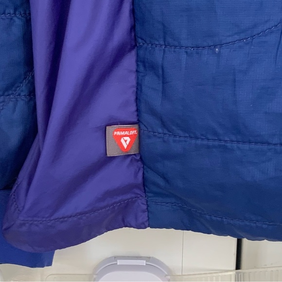 HOKA One One Sky Quilt Jacket Men's S Blue Purple Packable Lightweight Primaloft - Picture 9 of 15
